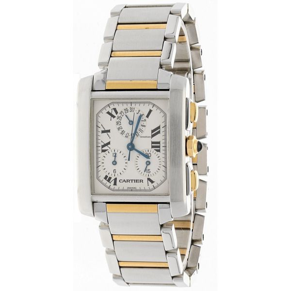 Cartier Tank Française Chronoflex Gold/steel 