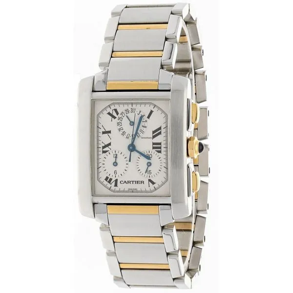 Cartier Tank Française Chronoflex Gold/steel 