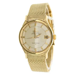 Foto 7 di 7: Omega Omega Constellation ''Pie Pan'' dial Dogleg 18K gold