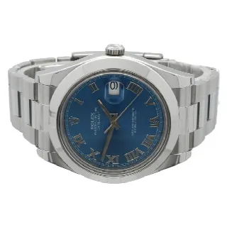 Foto 4 di 6: Rolex Datejust II Ref. 116300 Blue dial