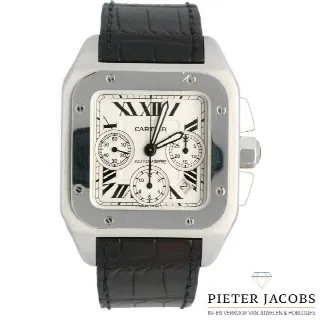 Foto 2 di 8: Cartier Santos 100 XL Chrono Full set Ref. 2740
