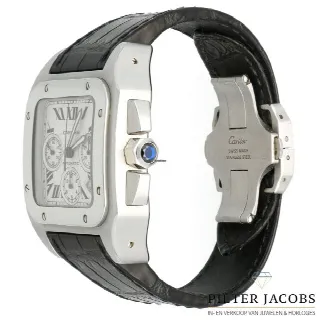Foto 3 di 8: Cartier Santos 100 XL Chrono Full set Ref. 2740
