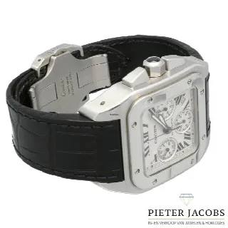 Foto 6 di 8: Cartier Santos 100 XL Chrono Full set Ref. 2740