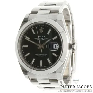 Foto 1 di 9: Rolex Datejust 41 Black dial Ref. 126300