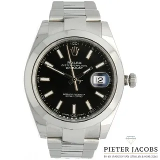 Foto 2 di 9: Rolex Datejust 41 Black dial Ref. 126300