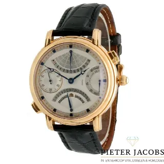 Foto 2 di 4: Maurice Lacroix Masterpiece Retrograde 18K Gold "Full Set"