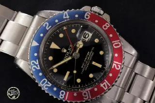 Foto 2 di 3: Rolex Gmt Master Cornino ref. 1675 quadrante Gilt Underline con Garanzia – Riservato
