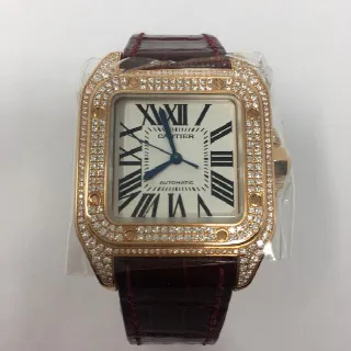 Foto 1 di 7: Cartier Santos 100 medio