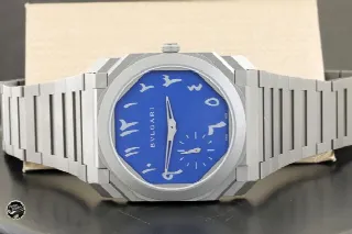 Foto 1 di 3: Bulgari Blu Octo Finissimo Edizione Speciale Dobner ref. 103301 in Titanio Nuovo con Scatola e Garanzia
