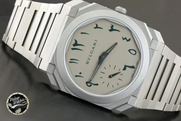 Bulgari Octo Finissimo Edizione Speciale Middle East Grey/Green ref. 103023 in Titanio Nuovo con Scatola e Garanzia