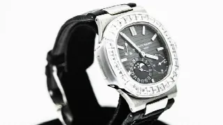 Foto 3 di 11: Patek Philippe Nautilus - Riserva oro bianco brillanti