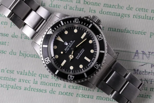 Rolex Submariner ref 5513 scatola e garanzia