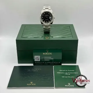 Foto 2 di 2: Rolex Datejust 41 (esfera negra con diamantes)