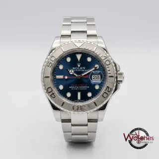 Foto 1 di 2: Rolex Yacht-Master (acero y platino, esfera azul)