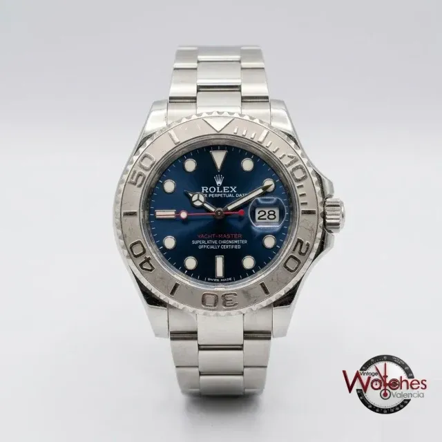 Rolex Yacht-Master (acero y platino, esfera azul)