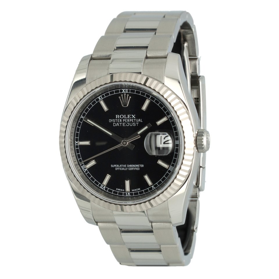 Rolex datejust 36 mm Black Dial 2007