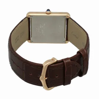 Foto 5 di 7: Cartier Tank Solo Rose Goud/Staal Ref 3167