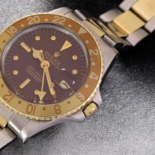 Foto 2 di 3: Rolex Gmt Master ref 1675/3 Occhio di Tigre Rail