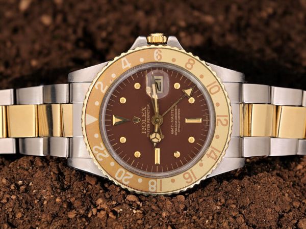 Rolex Gmt Master ref 1675/3 Occhio di Tigre Rail